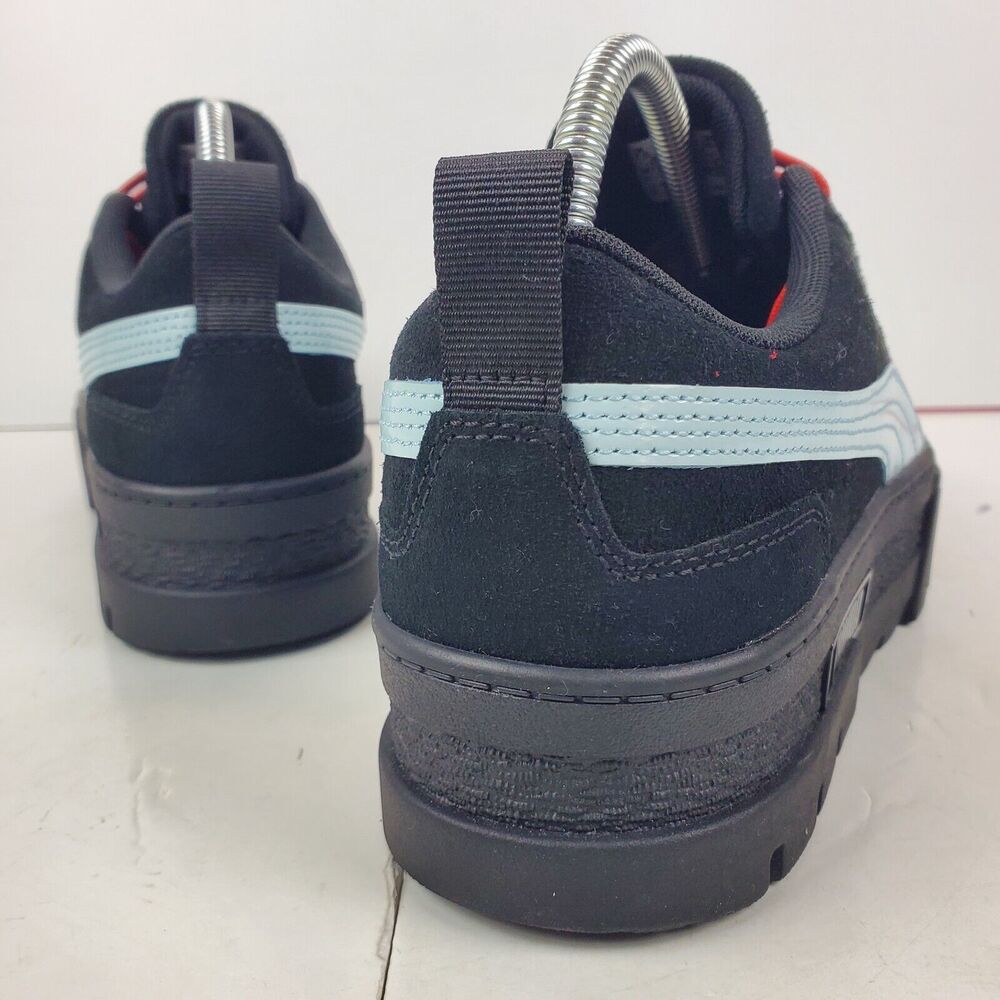 PUMA Shoes Mayze DUA LIPA Womens Size 10 Black Suede Platform Sneaker 2022 - Picture 4 of 13